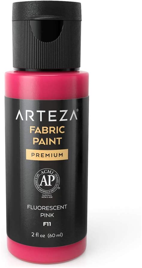 metallic pink fabric paint|arteza permanent fabric paint.